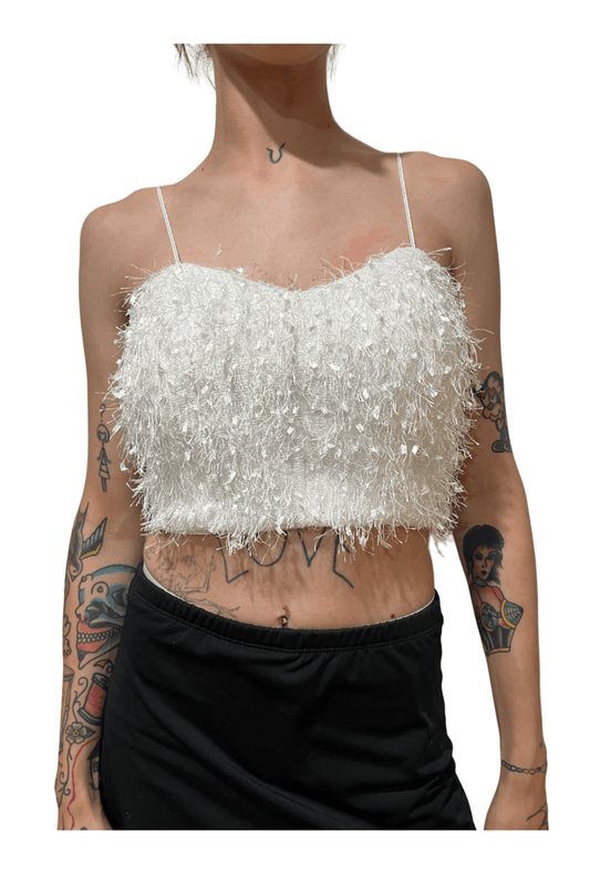 White Feather Look Bralette