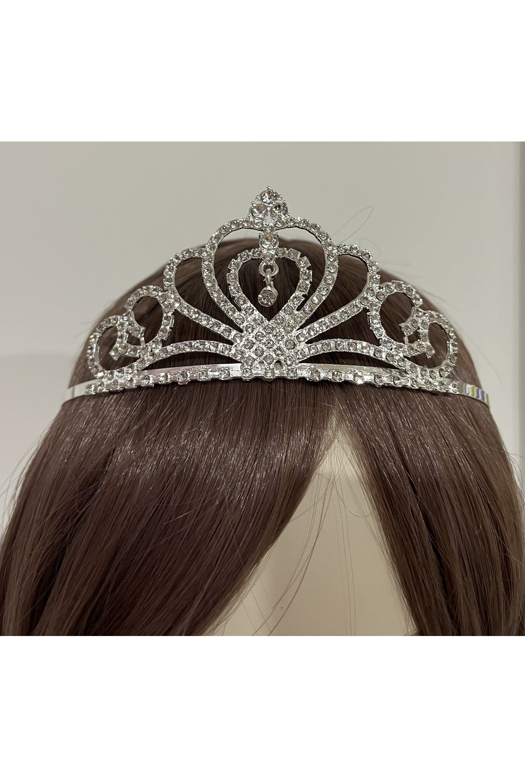 Heart Shaped Silver Tiara