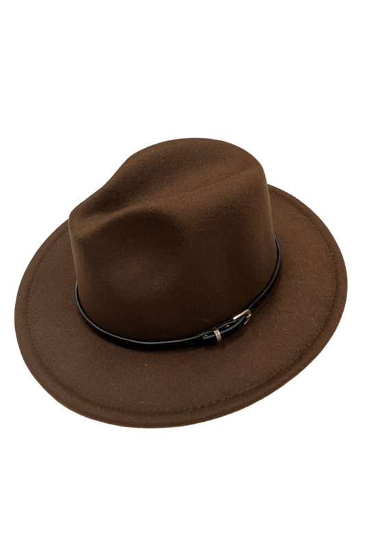 Tan Brown Fedora Hat