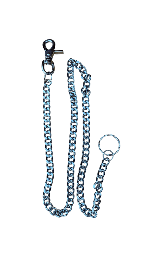 Silver Link Wallet Chain