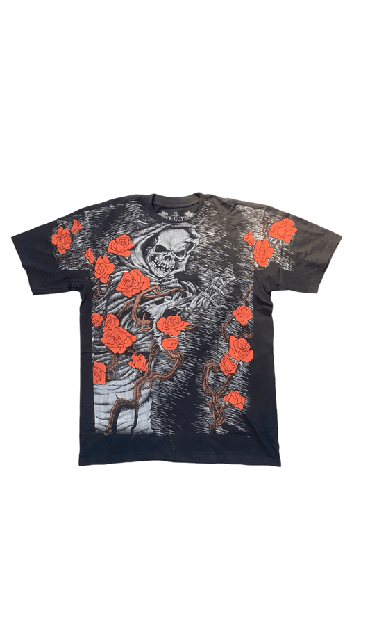 Reaper with Roses Tee
