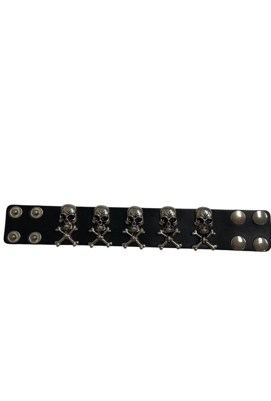 Black Multi Skull Bracelet