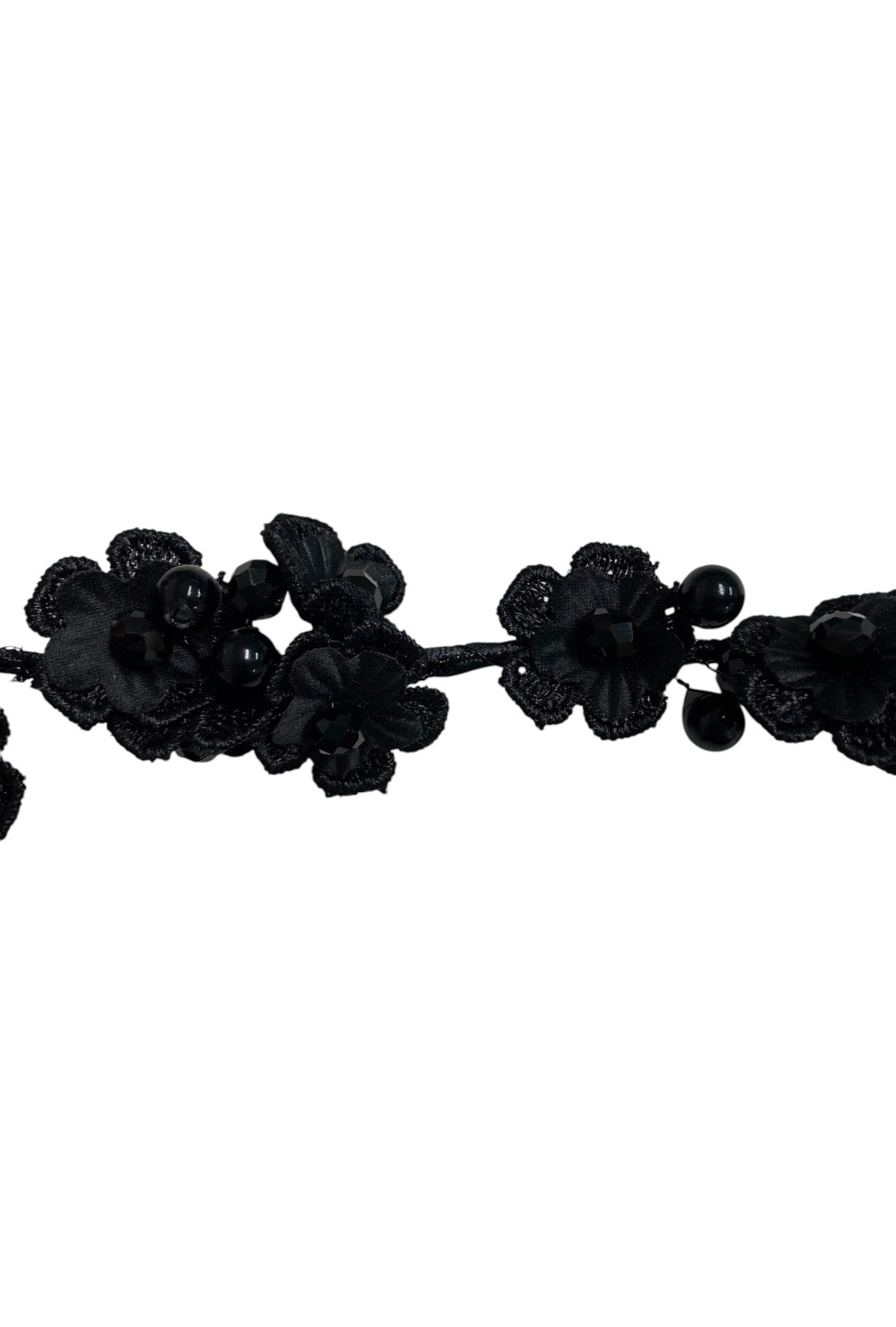 Flower & Bead Hair Garland