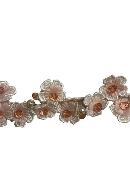 Flower & Bead Hair Garland