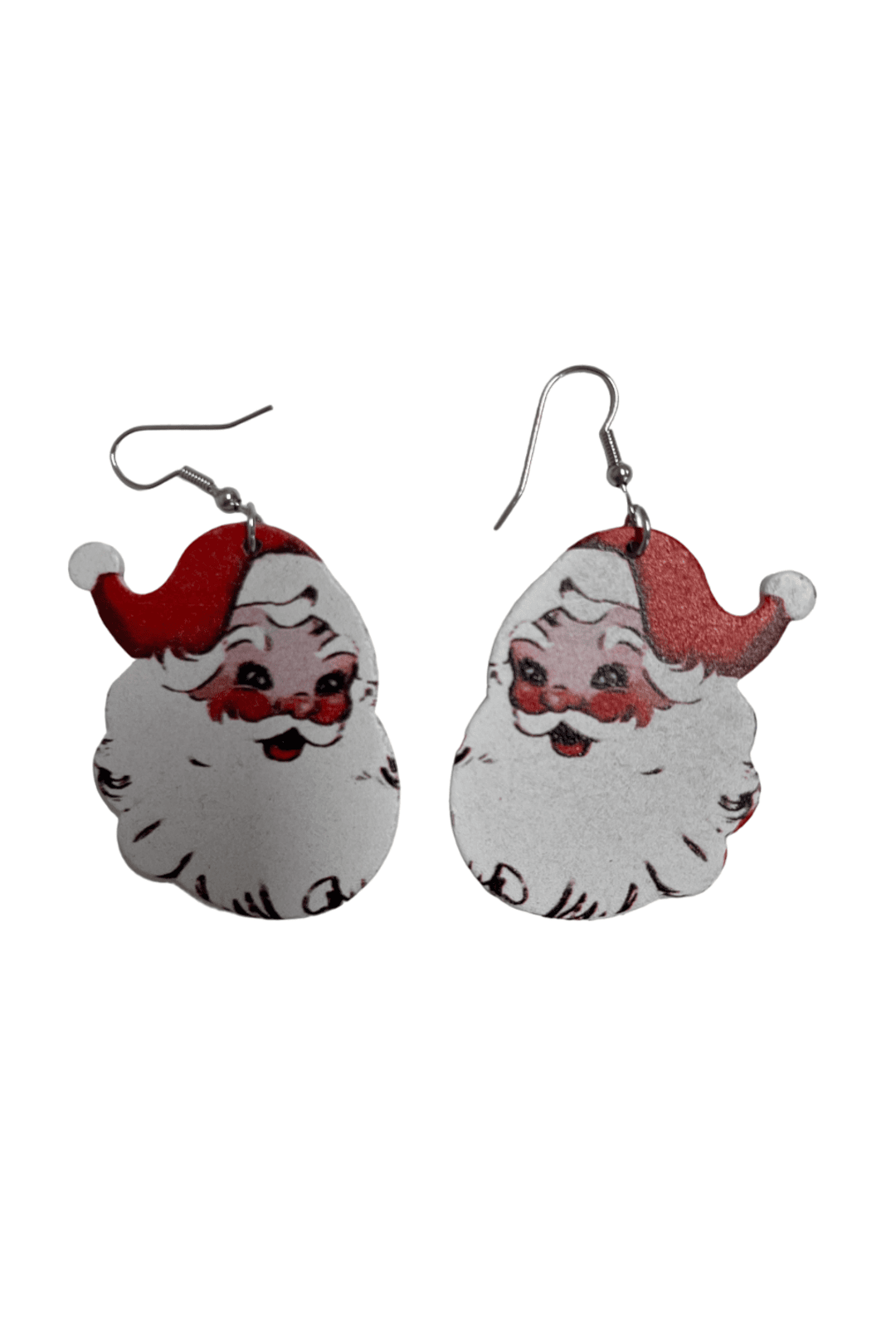 Bashful Santa Earrings