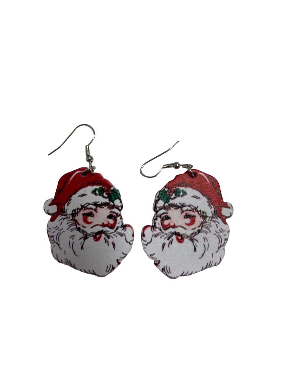 Holly Jolly Santa Earrings