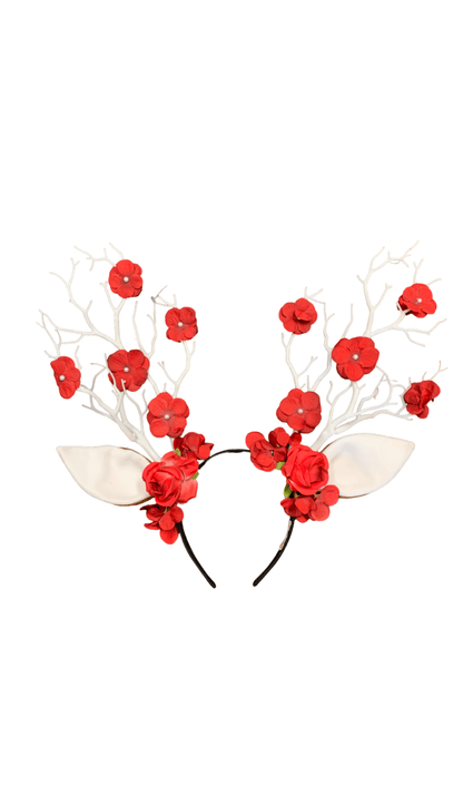 Floral Antler Headband