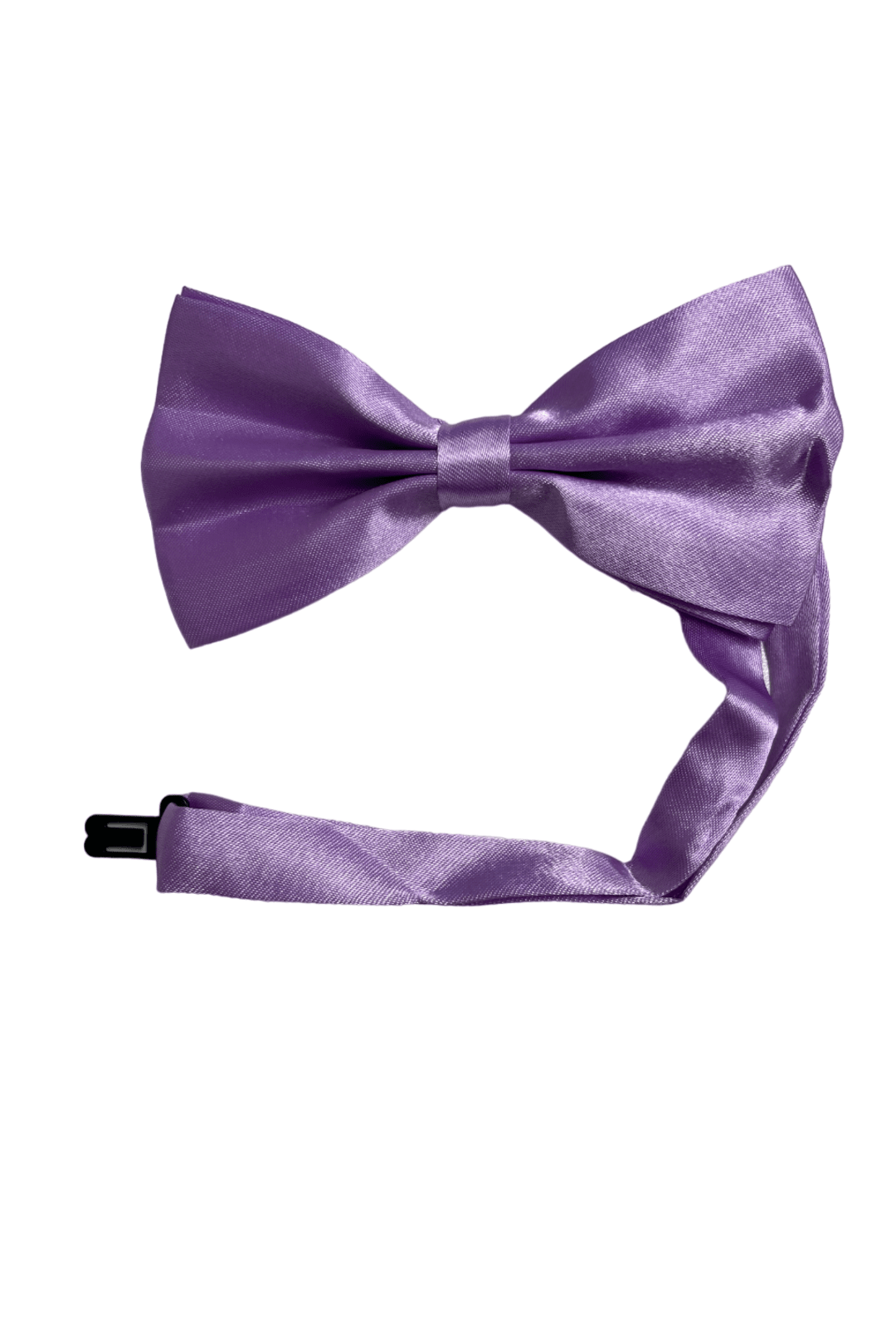 Soft Purple Satin Pre-Tied Bow Tie