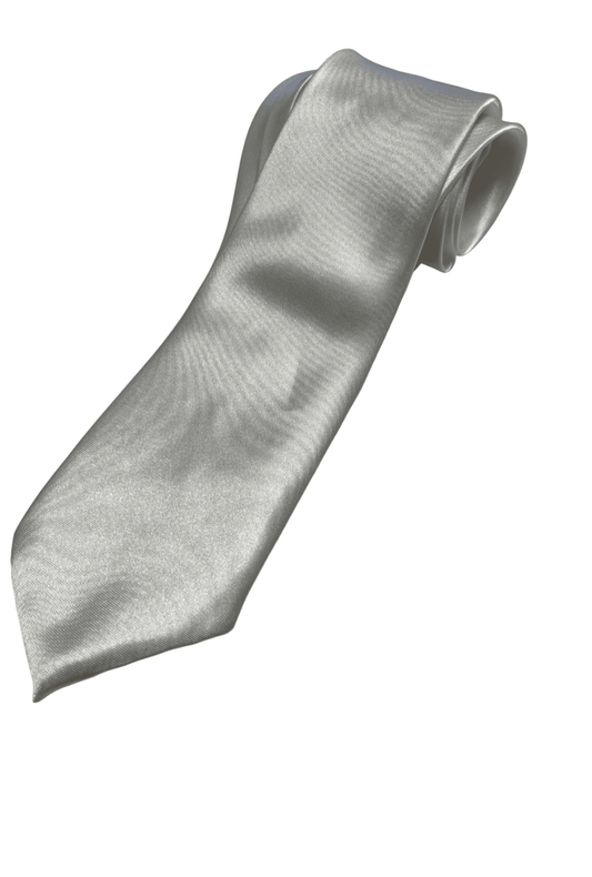 White Satin Neck Tie