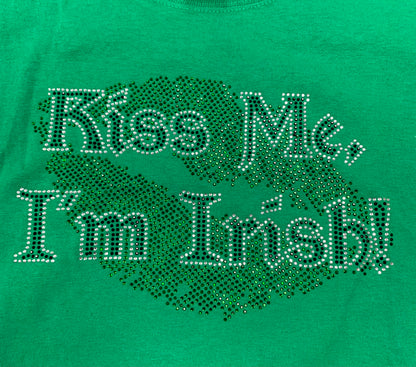 Kiss Me I'm Irish Ladies T-Shirt