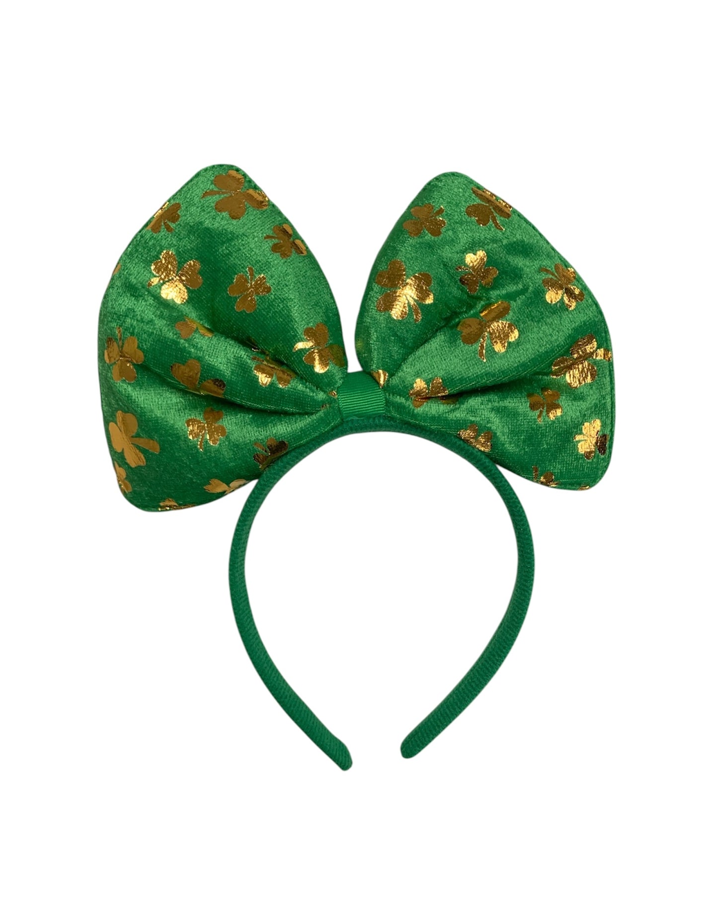 St Patrick's Day Green & Gold Headband