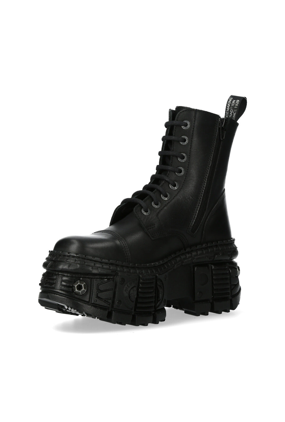 PRE-ORDER M-WALL083C-S7 New Rock Black Platform Boots