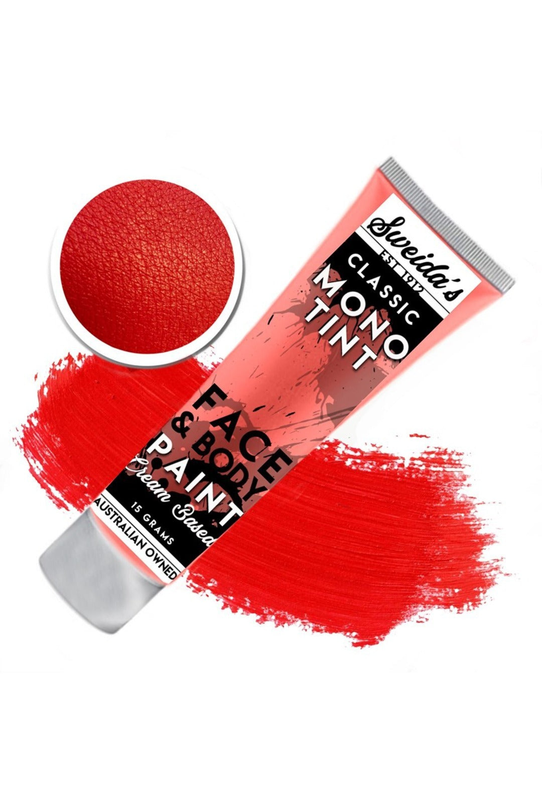 Red Cream Based Face & Body Paint 15ml