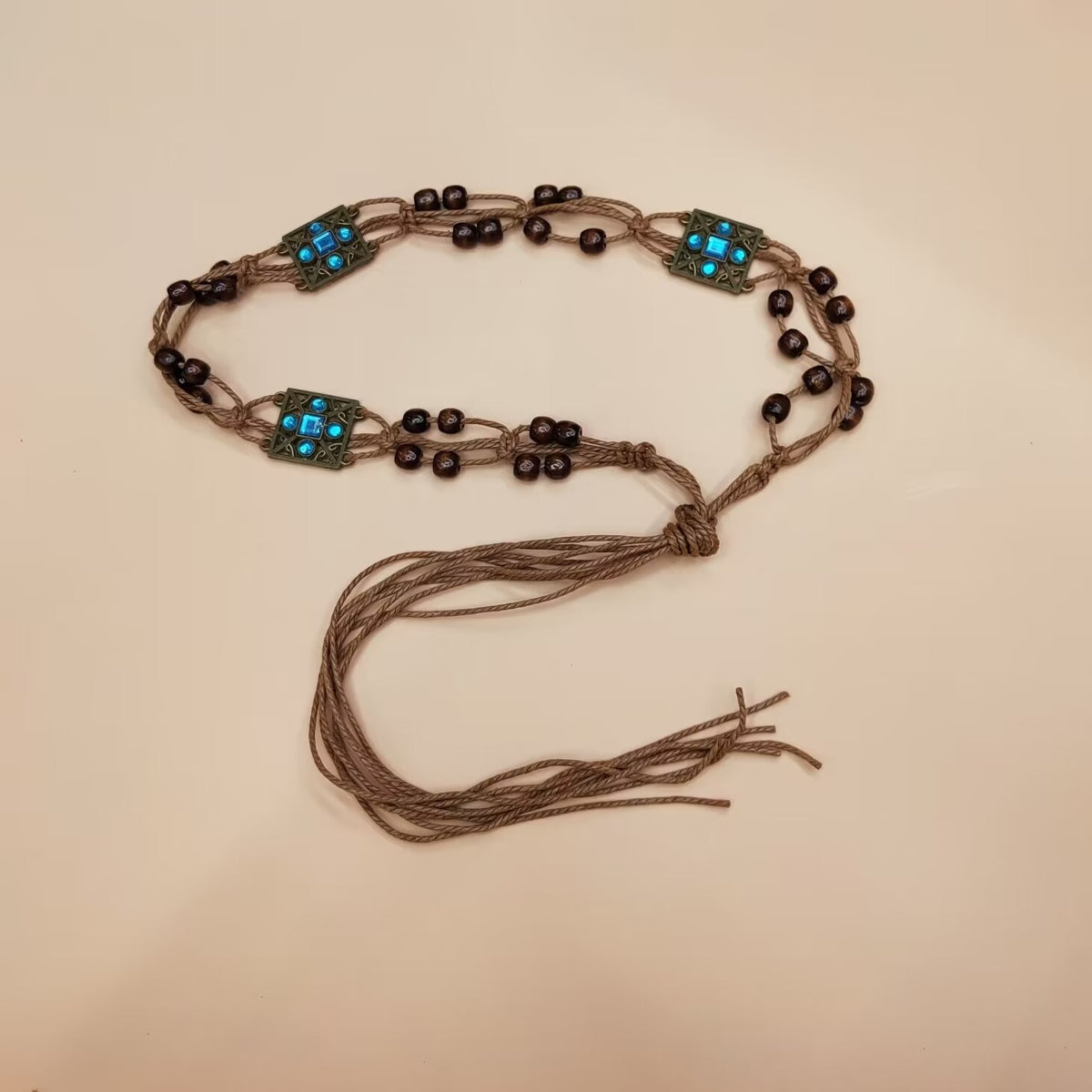 Boho Braided Waist Belt