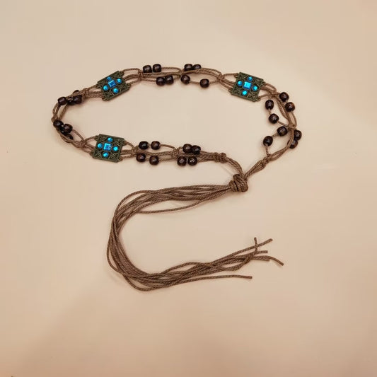 Boho Braided Waist Belt