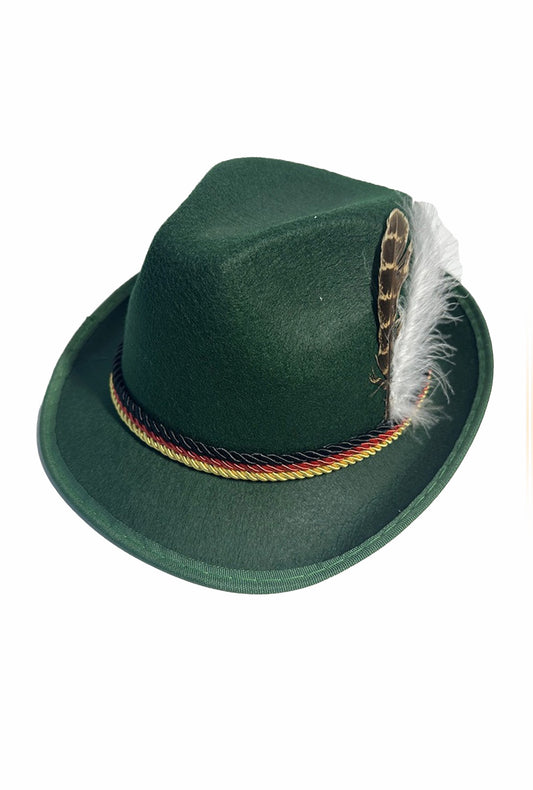 Green Oktoberfest Trilby Hat