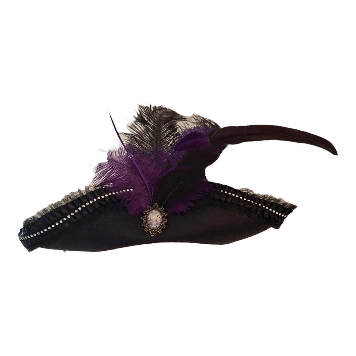 Deluxe Embellished Purple Pirate Hat (A)
