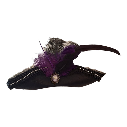 Deluxe Embellished Purple Pirate Hat (A)
