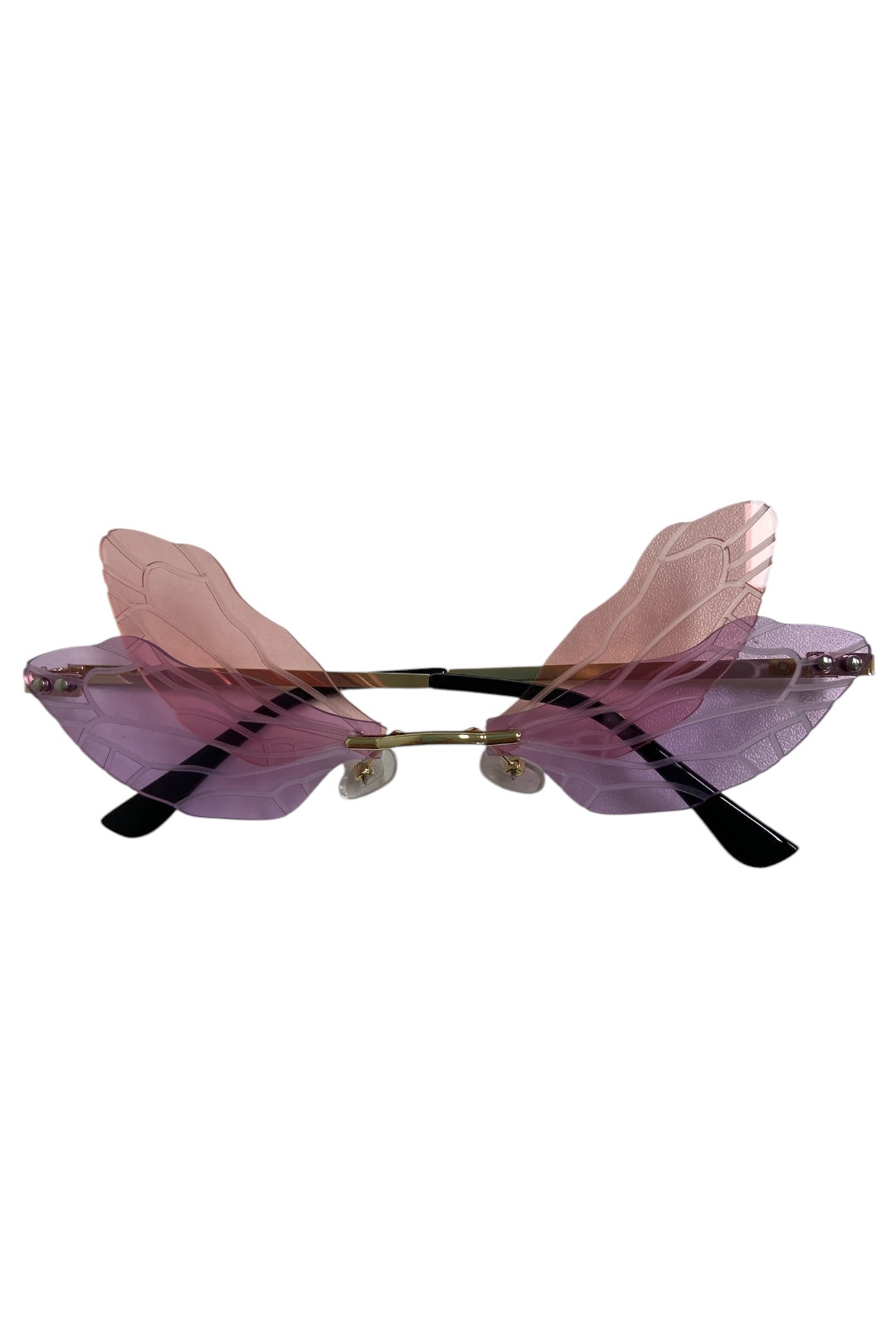 Pink and Purple Fashion Wings Glasses