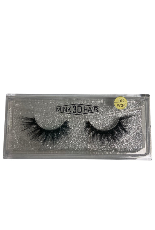 5D Mink False eyelashes #36