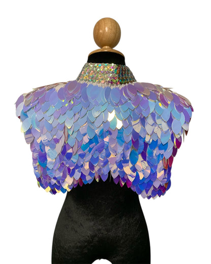 Iridescent White Festival Bolero