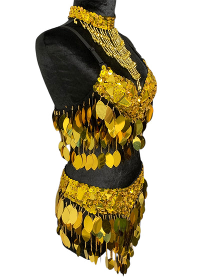 Metallic Gold Festival Set