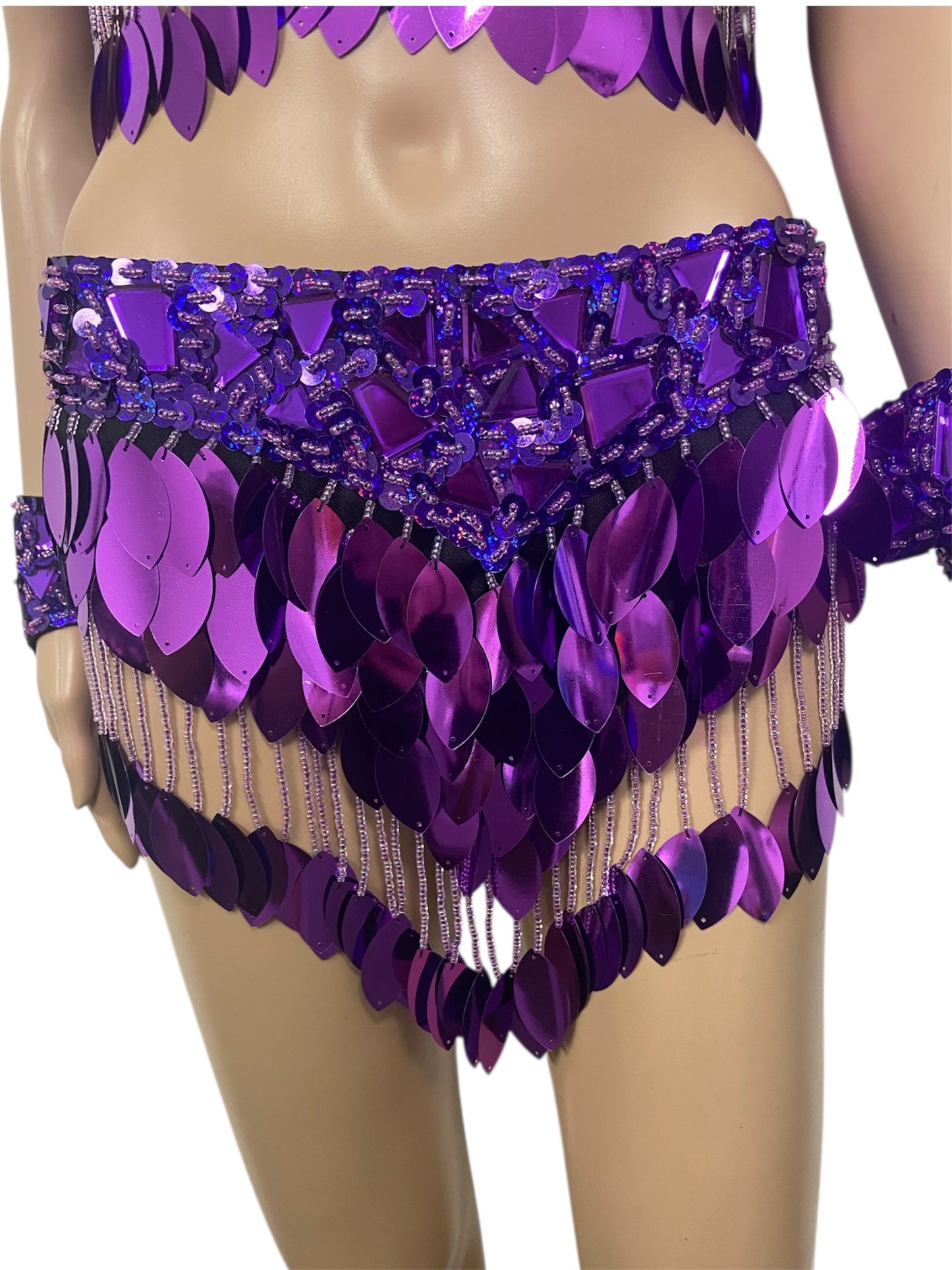 Metallic Purple Festival Set