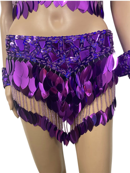 Metallic Purple Festival Set