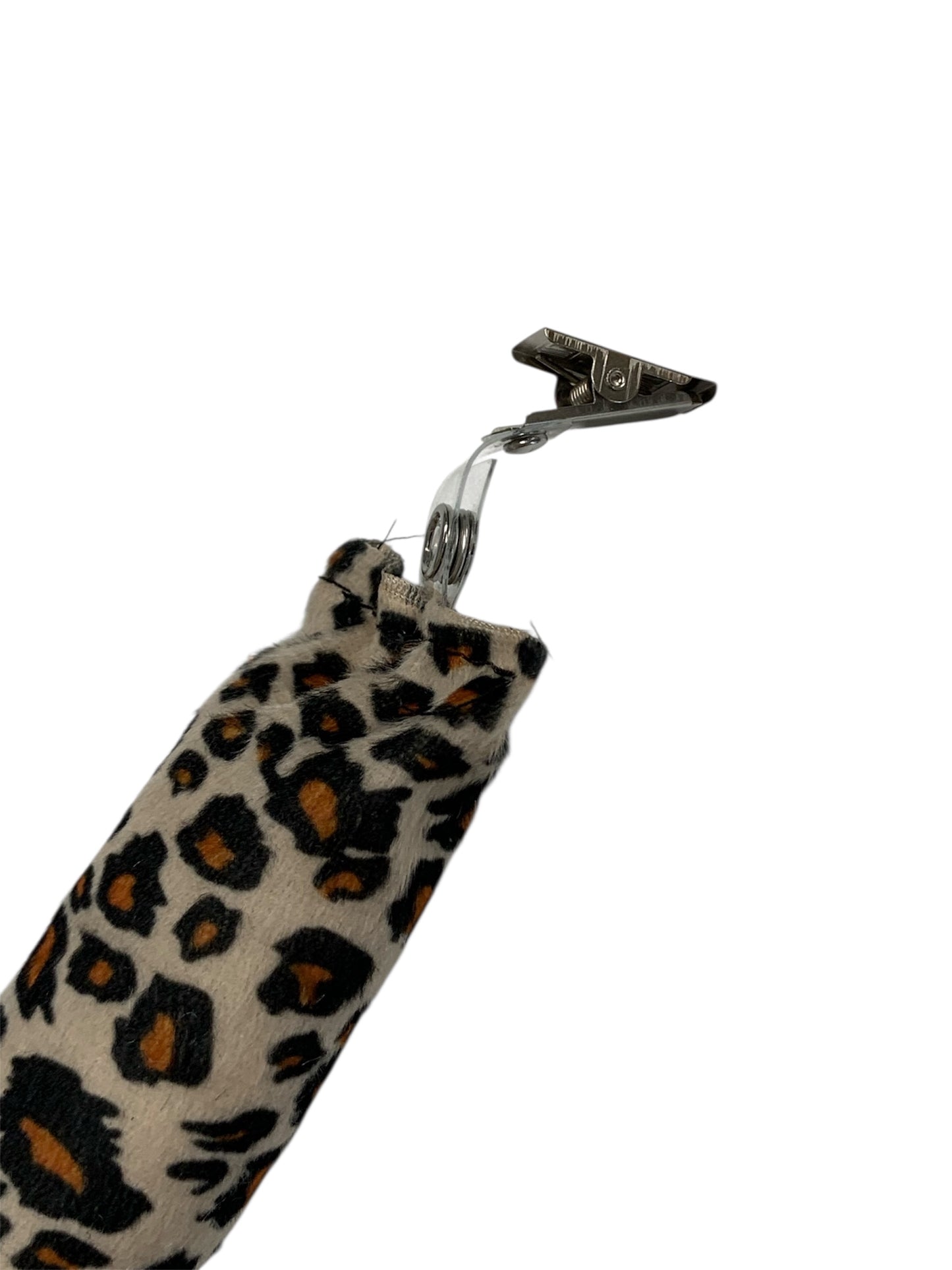 60cm Clip-On Leopard Tail