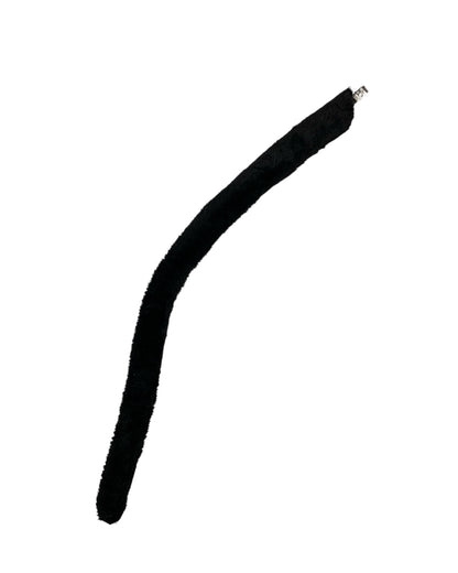 60cm Clip-On Black Cat Tail