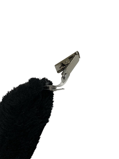 60cm Clip-On Black Cat Tail