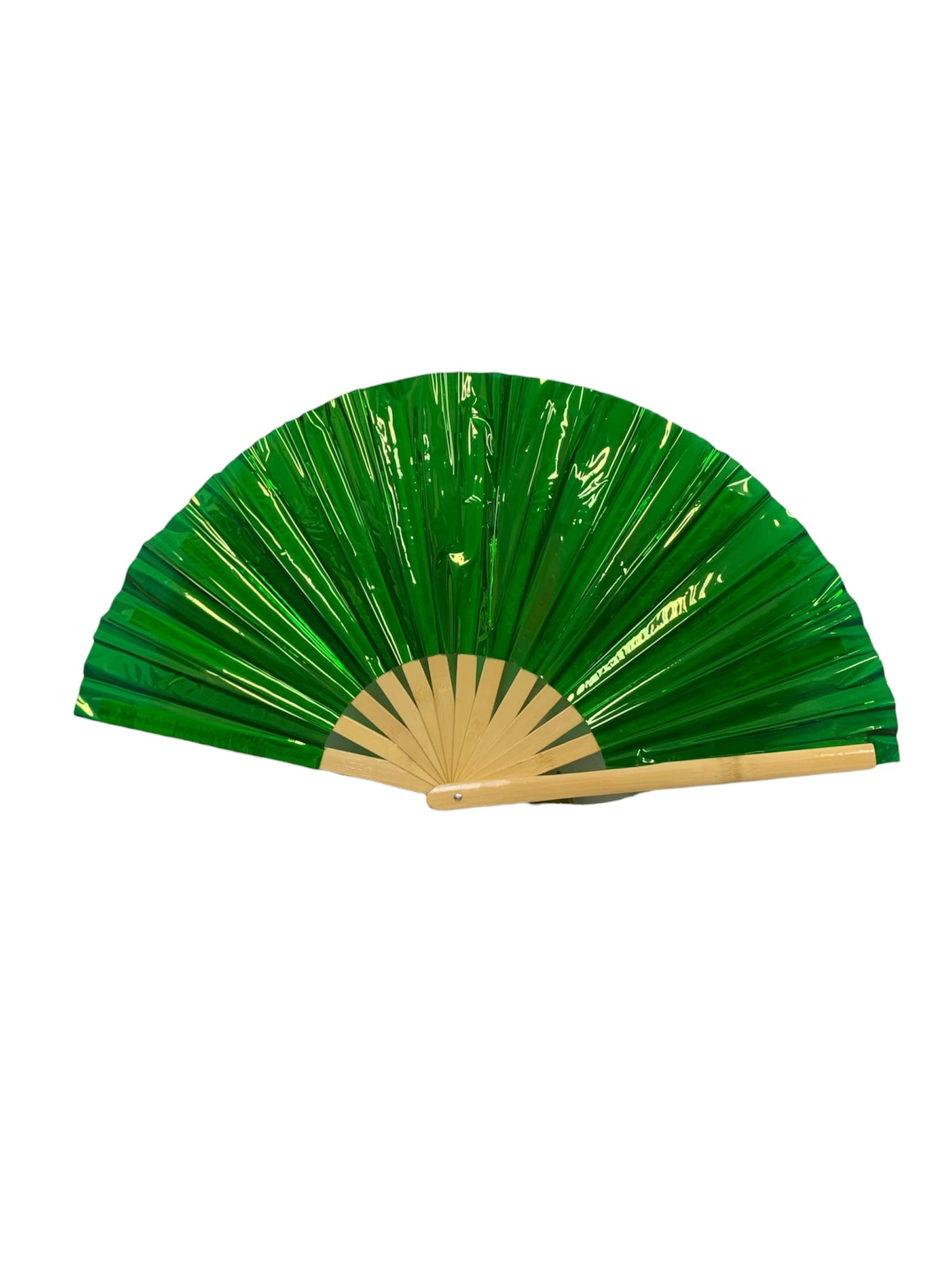 Large Green Hand Fan