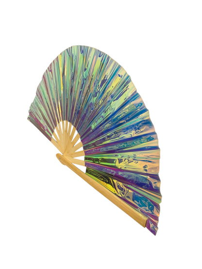 Large Holographic Hand Fan