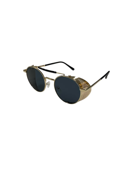 Vintage Gold & Black Steampunk Glasses