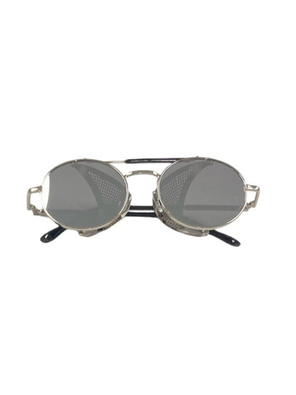 Vintage Silver Mirrored Steampunk Glasses