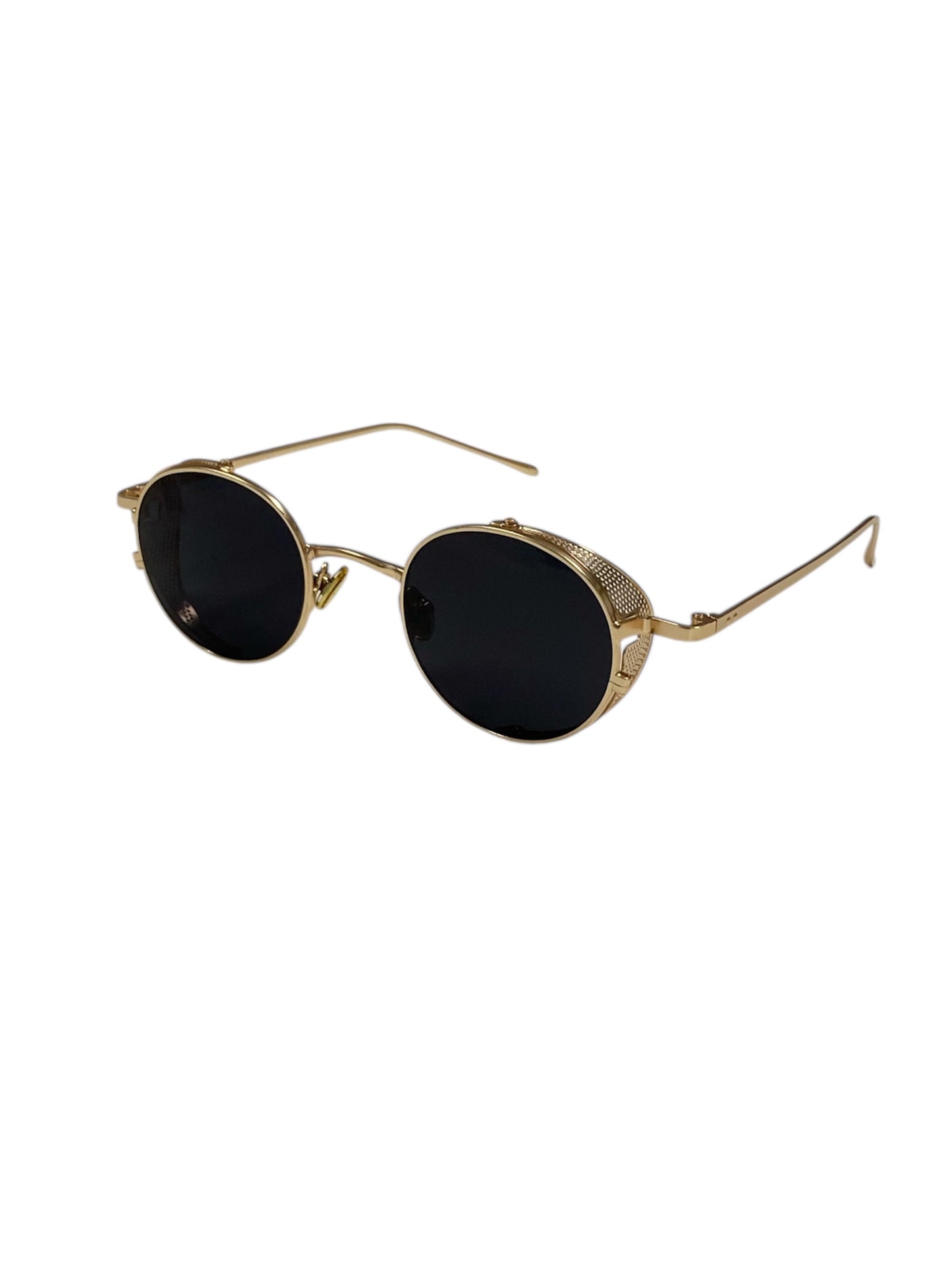 Mini Gold & Black Steampunk Glasses