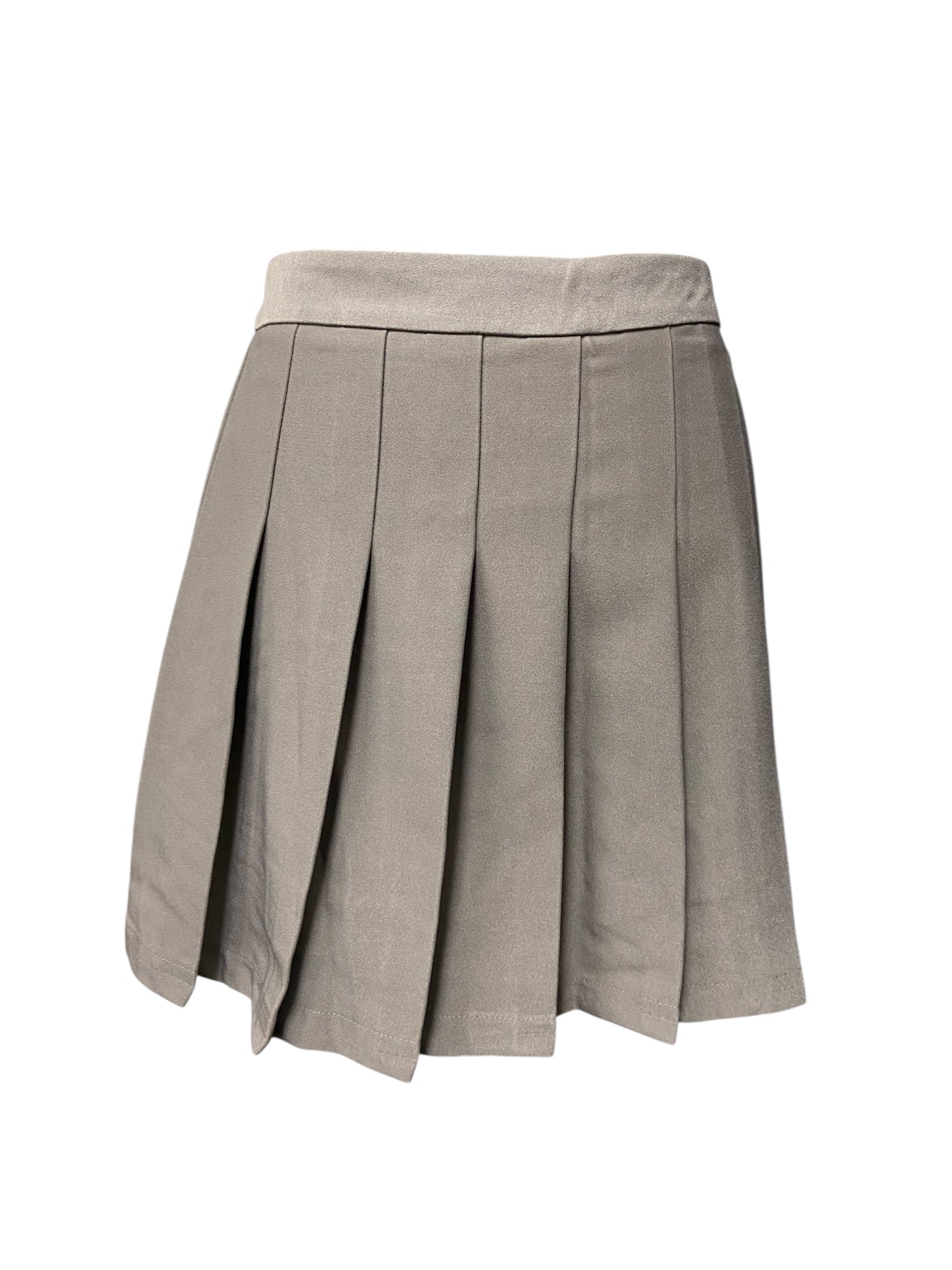 Pleated Grey Tennis Skirt