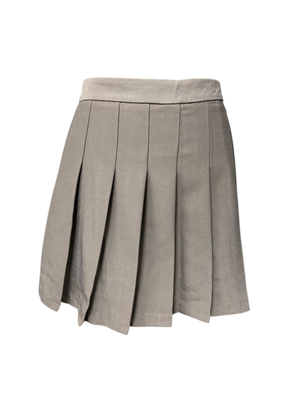 Pleated Grey Tennis Skirt