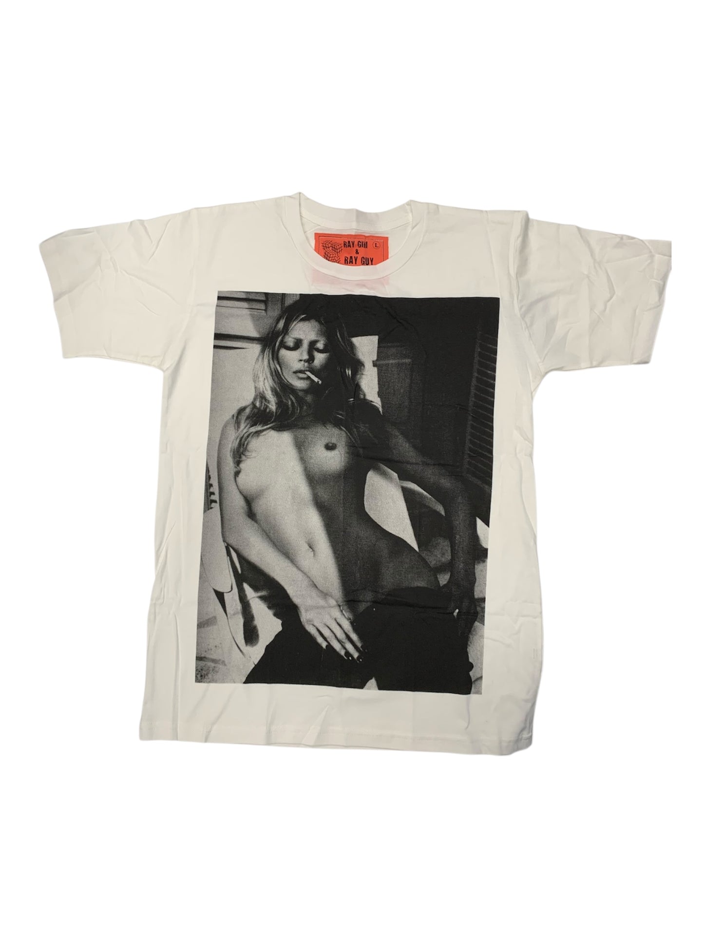 Kate Moss White T-shirt