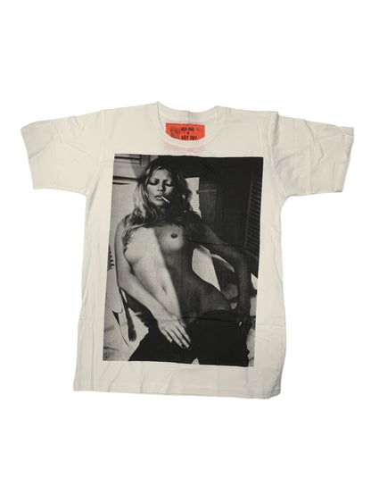 Kate Moss White T-shirt
