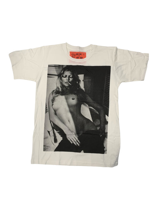 Kate Moss White T-shirt