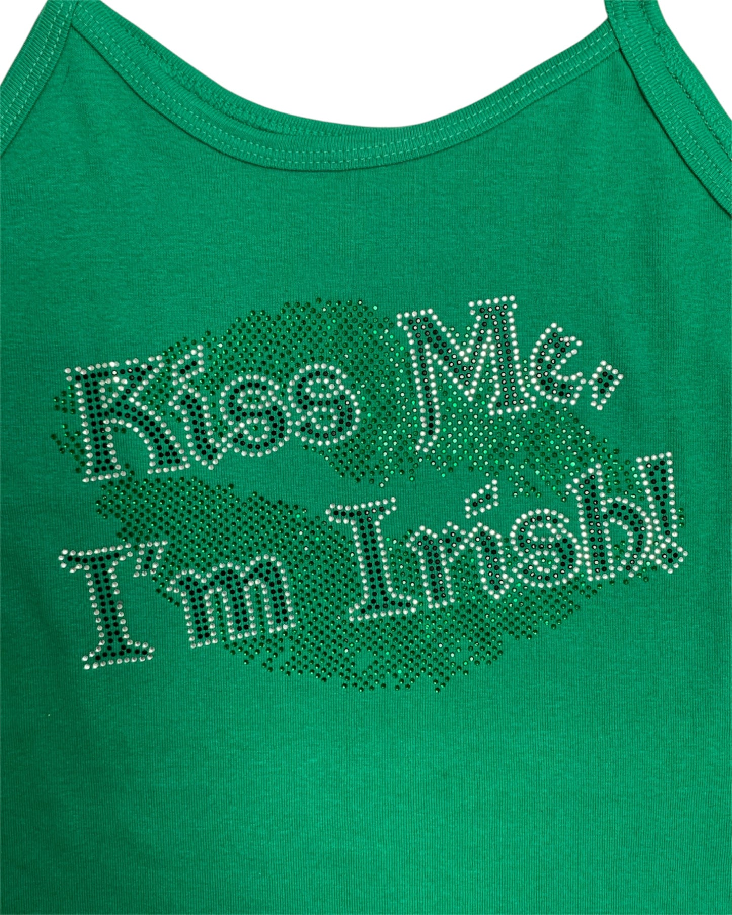 Kiss Me I'm Irish Ladies Singlet