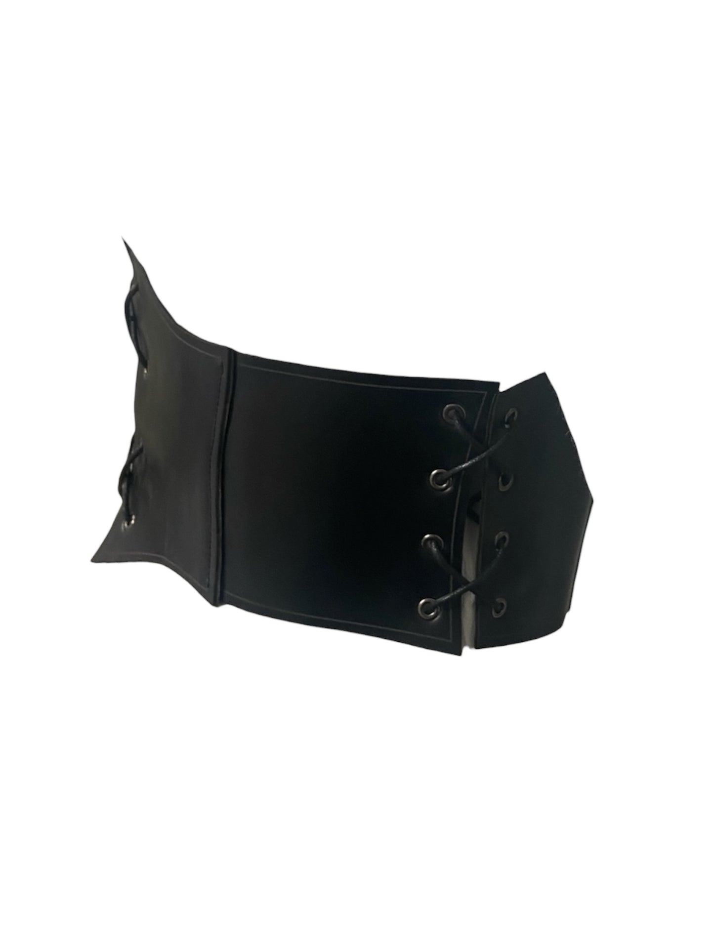 Black Buckled Corset Belt