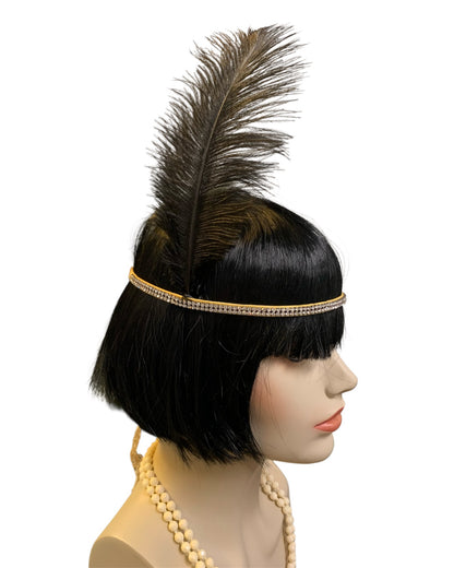 Diamante Gatsby Headband and Necklace Set