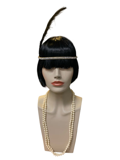 Diamante Gatsby Headband and Necklace Set