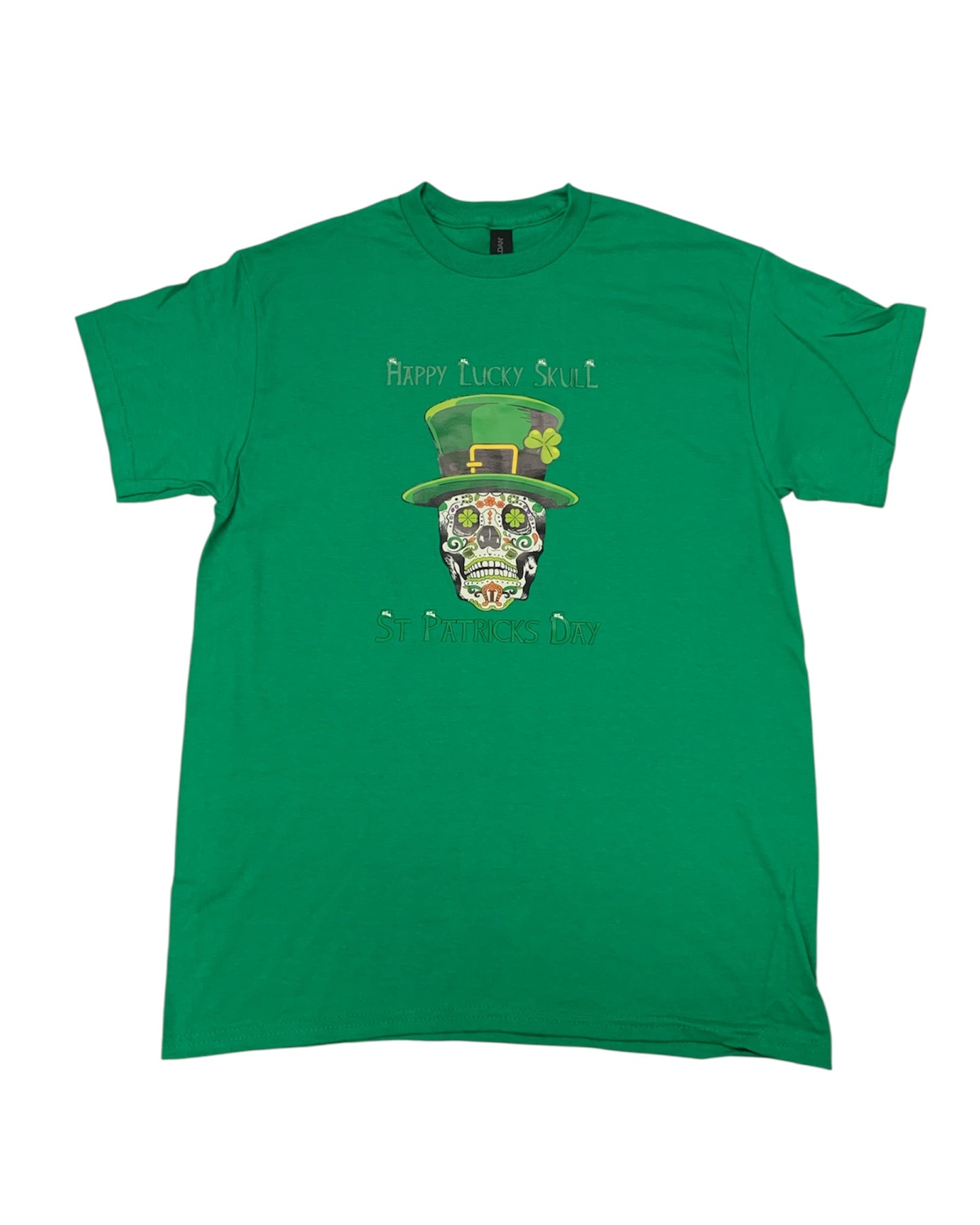 Happy Lucky Skull St Patrick's Day T-Shirt