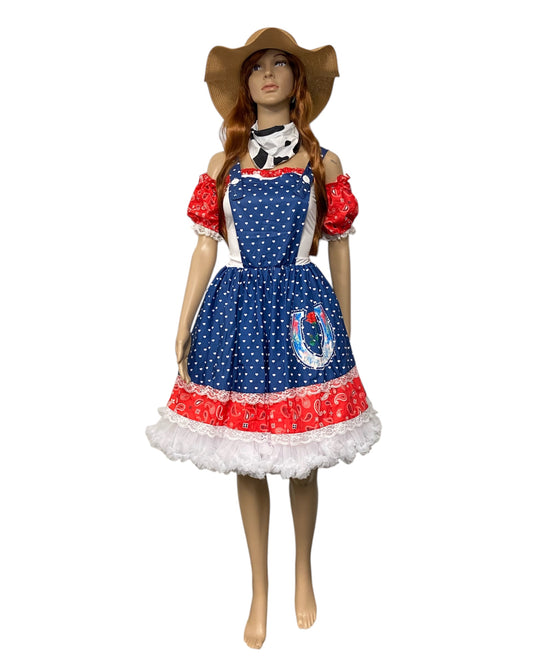 Polka Dot Cowgirl Costume