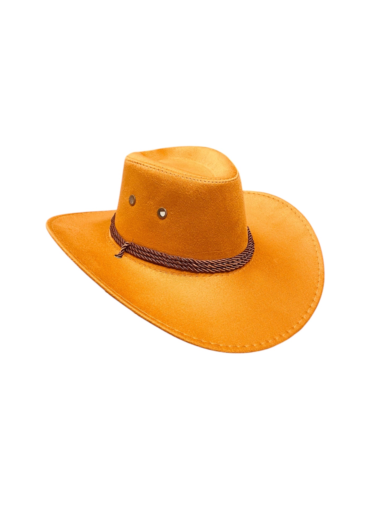Tan Brown Cowboy Hat with Cord Band