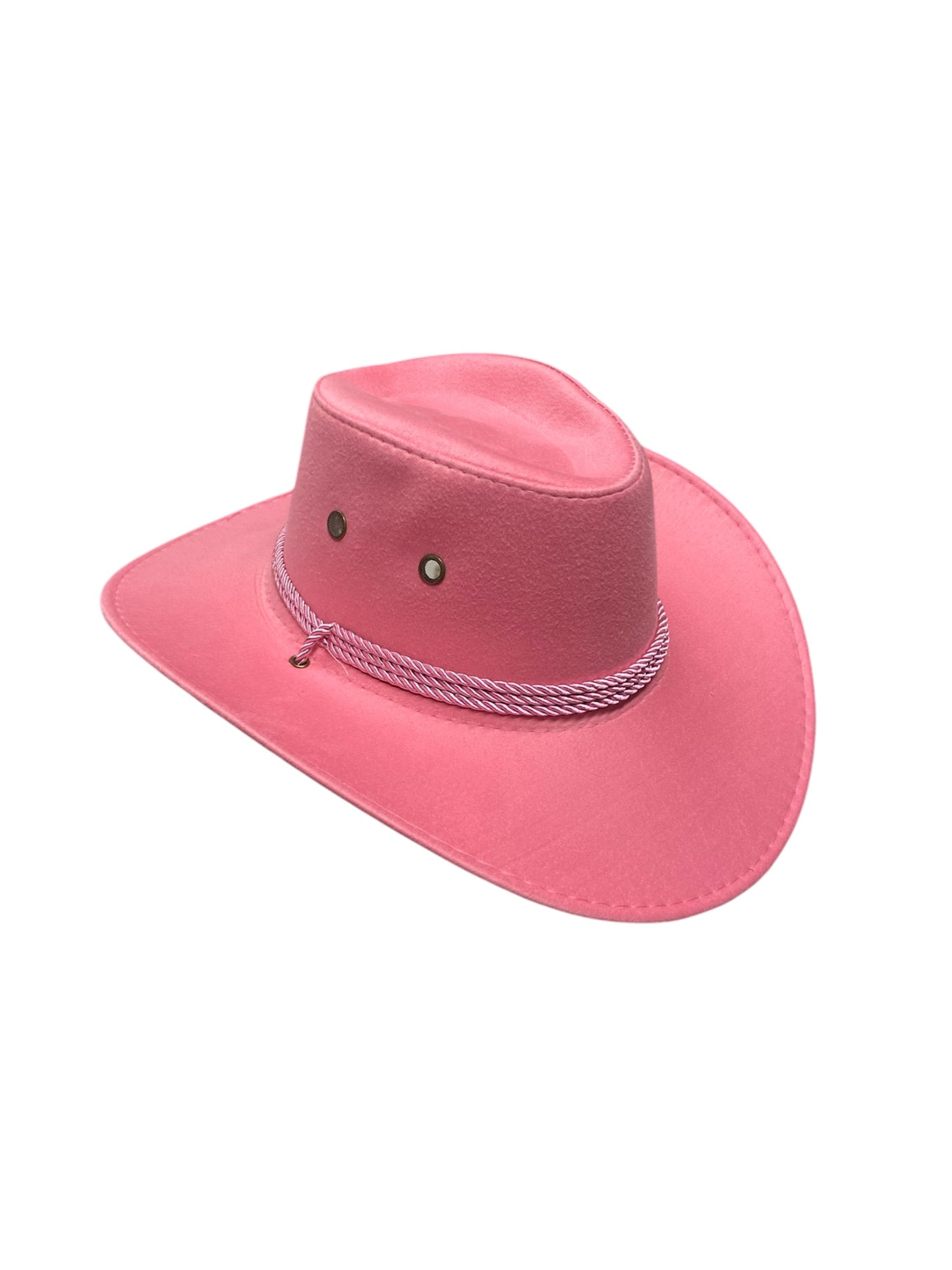 Pink Cowboy Hat with Cord Band
