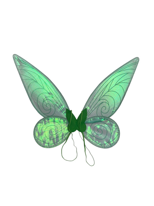 Iridescent Green Fairy Wings
